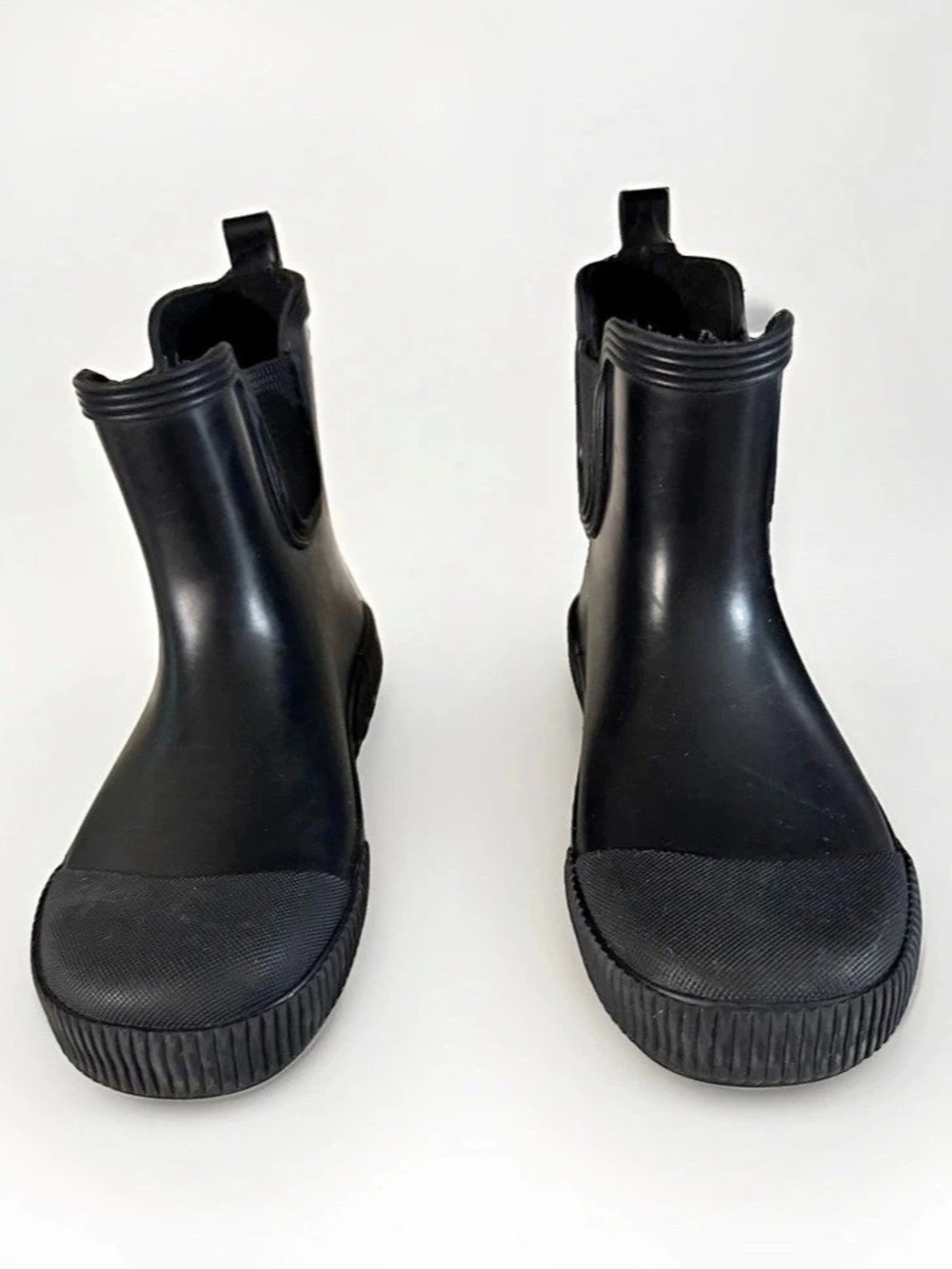 H&M Kids Black Wellington Rain Boots US Size 13.5 Waterproof Chelsea Boots